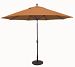 789AB65 - Galtech International - Deluxe Auto Tilt - 11' Round Umbrella 65: Brick AB: Antique BronzeSunbrella Solid Colors - Quick Ship -