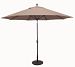 789AB49 - Galtech International - Deluxe Auto Tilt - 11' Round Umbrella 49: Cocoa AB: Antique BronzeSunbrella Solid Colors -