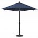 936AB58 - Galtech International - 9' Octagon Umberalla with LED Light 58: Navy AB: Antique BronzeSunbrella Solid Colors - Quick Ship -