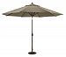 986AB60 - Galtech International - 11' Octagon Umbrella with LED Light 60: Tuscan AB: Antique BronzeSunbrella Solid Colors -