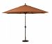 986AB65 - Galtech International - 11' Octagon Umbrella with LED Light 65: Brick AB: Antique BronzeSunbrella Solid Colors - Quick Ship -