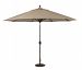 986AB76 - Galtech International - 11' Octagon Umbrella with LED Light 76: Heather Beige AB: Antique BronzeSunbrella Solid Colors - Quick Ship -
