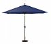 986AB58 - Galtech International - 11' Octagon Umbrella with LED Light 58: Navy AB: Antique BronzeSunbrella Solid Colors - Quick Ship -