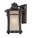 HY8413IB - Quoizel Lighting - Harmony - One Light Outdoor Wall Lantern Imperial Bronze Finish with Cream Linen Glass - Harmony