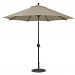 936AB72 - Galtech International - 9' Octagon Umberalla with LED Light 72: Camel AB: Antique BronzeSunbrella Solid Colors - Quick Ship -