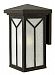 1995OZ-GU24 - Hinkley Lighting - Drake - One Light Large Outdoor Wall Mount Oil Rubbed Bronze Finish with Clear Seedy/Etched Glass - Drake