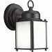 P5986-31 - Progress Lighting - Roman Coach - One Light Outdoor Wall Mount Black Finish with Etched White Glass - Roman Coach