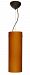 1KX-412880-LED-BR - Besa Lighting - Tondo 18 - One Light Cord Pendant with Dome Canopy BR: Bronze 1KX: Dome Canopy Cable FixtureBronze Finish with Amber Matte Glass - Tondo 18