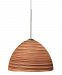 HS307WBBZ1B50MPT - LBL Lighting - Clay II - Monopoint Low-Voltage Pendant AB: Antique Bronze Wenge Brown Shade - Clay II