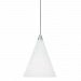 HS351OPSCLEDMR2 - LBL Lighting - Cone III - 2-Circuit Monorail Low-Voltage Pendant SN: Satin Nickel Finish LEDOpal Glass - Cone III