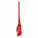 HS378RDSC1B20MR2 - LBL Lighting - Lily - 2-Circuit Monorail Low-Voltage Pendant SN: Satin Nickel Finish Red Glass - Lily