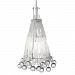 HS354CRSC1B35MPT - LBL Lighting - Marmo - Monopoint Low-Voltage Pendant SN: Satin Nickel Finish Clear Glass - Marmo