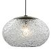HS546CRSCLEDMR2 - LBL Lighting - Mini-Rock Candy - Round 2-Circuit Monorail Low-Voltage Pendant SN: Satin Nickel Finish LEDClear Glass - Mini-Rock Candy
