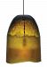 HS583AMSC1BMPT - LBL Lighting - Chill - Fusion-Jack Low-Voltage Pendant SN: Satin Nickel Finish Amber Glass - Chill