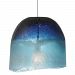 HS583BUSC1BMRL - LBL Lighting - Chill - Fusion-Jack Low-Voltage Pendant SN: Satin Nickel Finish Blue Glass - Chill