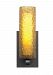 PW623AMSCCF2HE - LBL Lighting - Mini-Rock Candy - One Light Cylinder Wall Sconce Compact Fluorescent - 277 VoltSatin Nickel Finish with Amber Glass - Mini-Rock Candy
