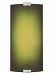 PW561BGRBZCF1HEW - LBL Lighting - Omni - One Light Medium Wall Sconce with Cover BR: Bronze Finish CF: Compact Flourescent 18 Watt - 120 VBubble Green Glass -