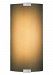 PW561BAMBZCF2HEW - LBL Lighting - Omni - One Light Medium Wall Sconce with Cover BR: Bronze Finish CF: Compact Flourescent 18 Watt - 277 VDark Amber Bubble Glass -