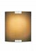 PW559BAMSICF1HEW - LBL Lighting - Omni - One Light Small Wall Sconce with Cover SL: Silver Finish CF: Compact Flourescent 18 Watt - 120 VDark Amber Glass -