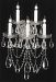4425-CH-CL-SAQ - Crystorama Lighting - Maria Theresa - Five Light Wall Sconce Swarovski Spectra Clear Hand Cut Crystal - Maria Theresa Collection