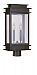 2017-07 - Livex Lighting - Princeton - Two Light Outdoor Post Head Bronze Finish with Clear Glass - Princeton