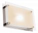 50034LED-BS/FST - Access Lighting - Vision - One Light LED Flush Mount Brushed Steel Finish with Frost Glass - Vision