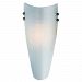 62055LED-BS/CKF - Access Lighting - Radon - One Light LED Wall Sconce Brushed Steel Finish with Checkered Frosted Glass - Radon