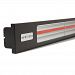 SL1624BL - Infratech - Slim Line - Single Element 1600 Watt Patio Heater Matte Black Finish 240 Volt -