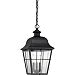 MHE1910K - Quoizel Lighting - Millhouse - 3 Light Outdoor Hanging Lantern Mystic Black Finish - Millhouse