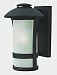 2704BK - Hinkley Lighting - Chandler - One Light Medium Outdoor Wall Mount Black Finish with Etched Seedy Glass - Chandler