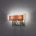 Dessy2-AM/CVWH - WPT Design - Dessy 2 - Two Light Wall Sconce Front Amber/Curved Back WhiteStainless Steel Finish - Dessy-2
