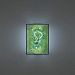 FNTall-BZ-WG - WPT Design - F/N Tall - Two Light Tall Wall Sconce Wired GreenBronze Finish - FN-TALL