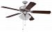C205BN - Craftmade Lighting - Pro 205 - 52 Ceiling Fan with Light Kit Brushed Satin Nickel Finish with White Frosted Glass - Pro 205
