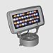 WWB1436PP30RGBB - Jesco Lighting - WWB Series - 40W 36 LED Outdoor Wall Washer with Plug and Play - 30 Beam Angle Black RGB Color Changing Color Output - WWB Series
