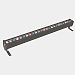 WWS3224HW15W50B - Jesco Lighting - WWS Series - 32 28W 24 LED Outdoor Hard Wire Wall Washer - 15 Beam Angle Black 5000 White Color Output - WWS Series