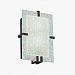 CER-3FRM-5551-TILE-NCKL-GU24-DBAL - Justice Design - 3form - Two Light Rectangular Wall Sconce Brushed Nickel FinishSmall Tile Glass - 3form