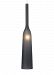 HS834SMSCLEDS830MRL - LBL Lighting - Adara - 23.5 8W 1 LED Monorail Pendant SN: Satin Nickel Finish Smoke Glass - Adara