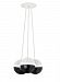 LP84903WHSMLEDWD - LBL Lighting - Sphere - 12 43.5W 3 LED Chandelier Rubberized White Finish with Cast Smoke Glass - Sphere