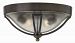 2643OB - Hinkley Lighting - Bolla - Two Light Outdoor Flush Mount Olde Bronze Finish with Clear Seedy Glass - Bolla