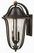 2649OB - Hinkley Lighting - Bolla - Four Light Outdoor Wall Lantern Olde Bronze Finish with Clear Seedy Glass - Bolla