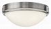 3903AN - Hinkley Lighting - Logan - Three Light Foyer Antique Nickel Finish with Etched Opal Glass - Logan