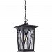 GVR1910K - Quoizel Lighting - Grover - 1 Light Outdoor Hanging Lantern 150W Incandescent A-21 Medium Clear Water Glass - Grover