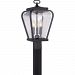PRV9009K - Quoizel Lighting - Province - 18 Inch 3 Light Outdoor Wall Lantern Mystic Black Finish with Clear Seedy Glass - Province