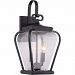 PRV8408K - Quoizel Lighting - Province - 2 Light Outdoor Wall Lantern Mystic Black Finish with Clear Seedy Glass - Province