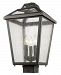 539PHBS-ORB - Z-Lite - Bayland - 19 Inch Three Light Outdoor Post Mount Oil Rubbed Bronze Finish with Clear Seedy Glass - Bayland