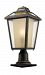 532PHMR-533PM-ORB - Z-Lite - Memphis - 19.25 Inch One Light Outdoor Pier Mount Oil Rubbed Bronze Finish with Clear Seedy/Tinted Glass - Memphis