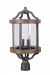 Z7925-TBWB - Craftmade Lighting - Ashwood - Two Light Outdoor Post Lantern Textured Black/Whiskey Barrel Finish with Clear Glass with Crystal - Ashwood