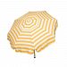 UYWST-BP - Parasol Enterprises - Italian - 6' Umbrella with Beach Pole Yellow/White/Acrylic Stripe Finish - Italian