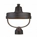 33146-WP - Designers Fountain - Portland-DS - One Light Outdoor Post Lantern Weathered Pewter Finish - Portland-DS