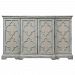 24520 - Uttermost - Sophie - 60 inch 4 Door Cabinet Weathered Sea Gray/Ivory Wash Finish - Sophie